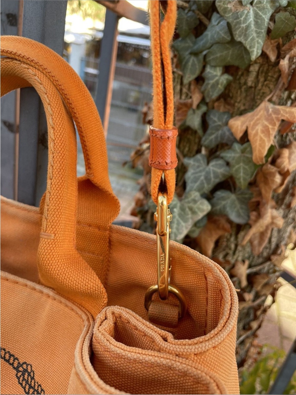 Prada Canapa Canvas Tote - Picture 4 of 10